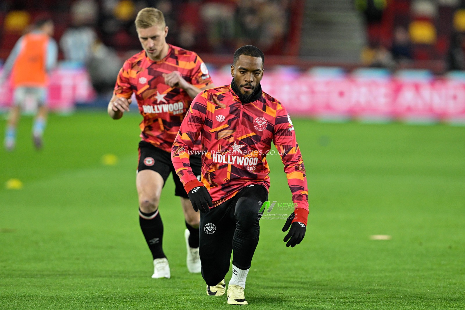 Ivan Toney of Brentford in the pregame warmup session during the Premier League match Brentford vs Manchester City at The Gtech Community Stadium, London, United Kingdom, 5th February 2024

(Photo by Cody Froggatt/News Images)