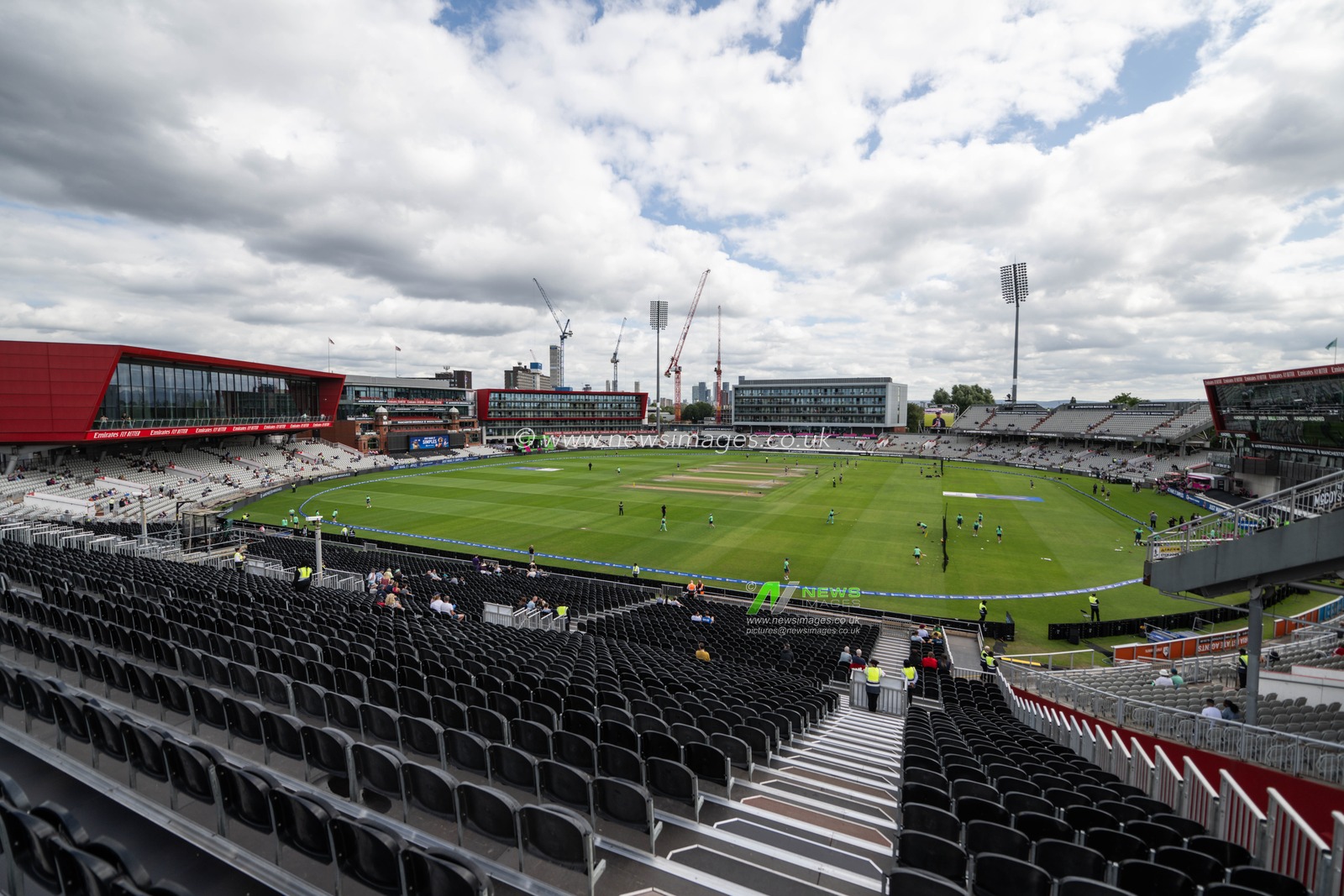 A general view of Old Trafford ahead of the The Hundred match Manchester Originals Women vs Oval Invincibles Women at Old Trafford, Manchester, United Kingdom, 6th August 2024

(Photo by Craig Thomas/News Images)