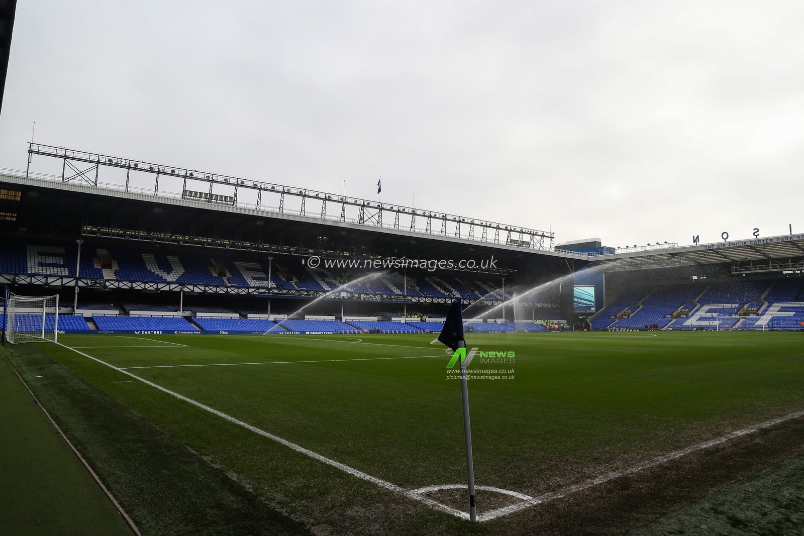 A general view inside of Goodison Park, home of Everton ahead of the Premier League match Everton vs Tottenham Hotspur at Goodison Park, Liverpool, United Kingdom, 19th January 2025

(Photo by Gareth Evans/News Images)
