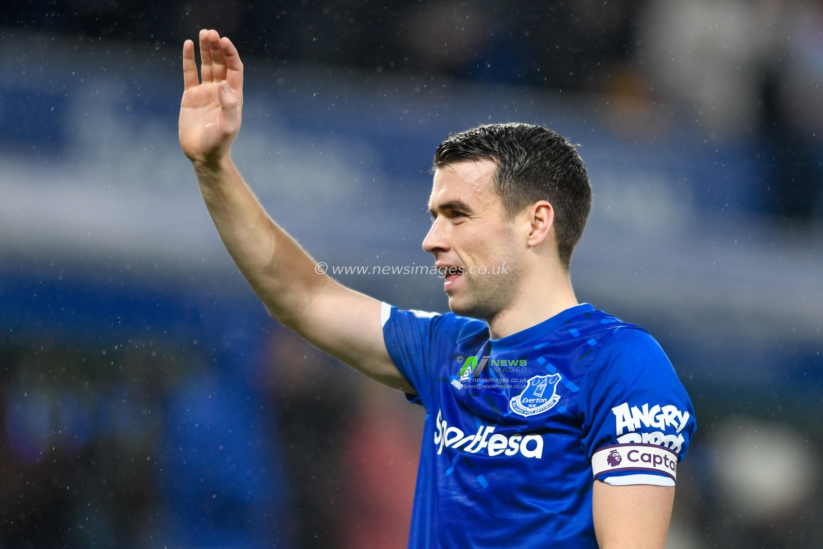 26th December 2019, Goodison Park, Liverpool, England; Premier League, Everton v Burnley : Seamus Coleman (23) of Everton waves to the crowd after his side beat Burnley 1-0

Credit: Simon Whitehead/News Images