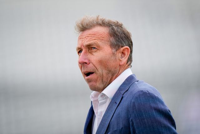 Former England captain and Sky Sports commentator Michael Atherton during the 3rd Rothesay Test Match Day 5 match England vs New Zealand at Trent Bridge, Nottingham, United Kingdom on 29 June 2026

(Photo by Maynard Manyowa/News Images)