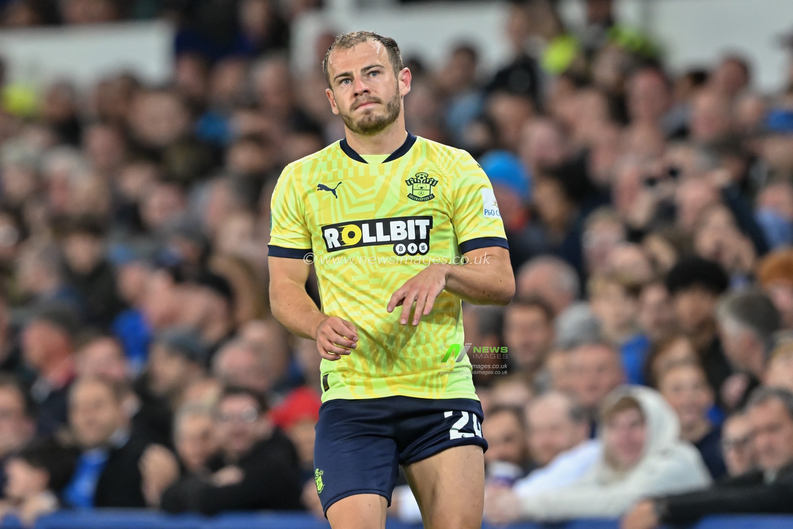Ryan Fraser of Southampton during the Carabao Cup match Everton vs Southampton at Goodison Park, Liverpool, United Kingdom, 17th September 2024

(Photo by Cody Froggatt/News Images)