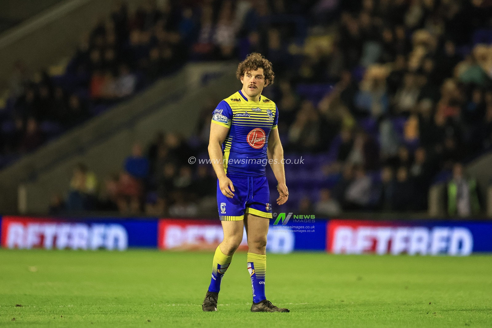 Rob Mulhern #19 of Warrington Wolves during the game