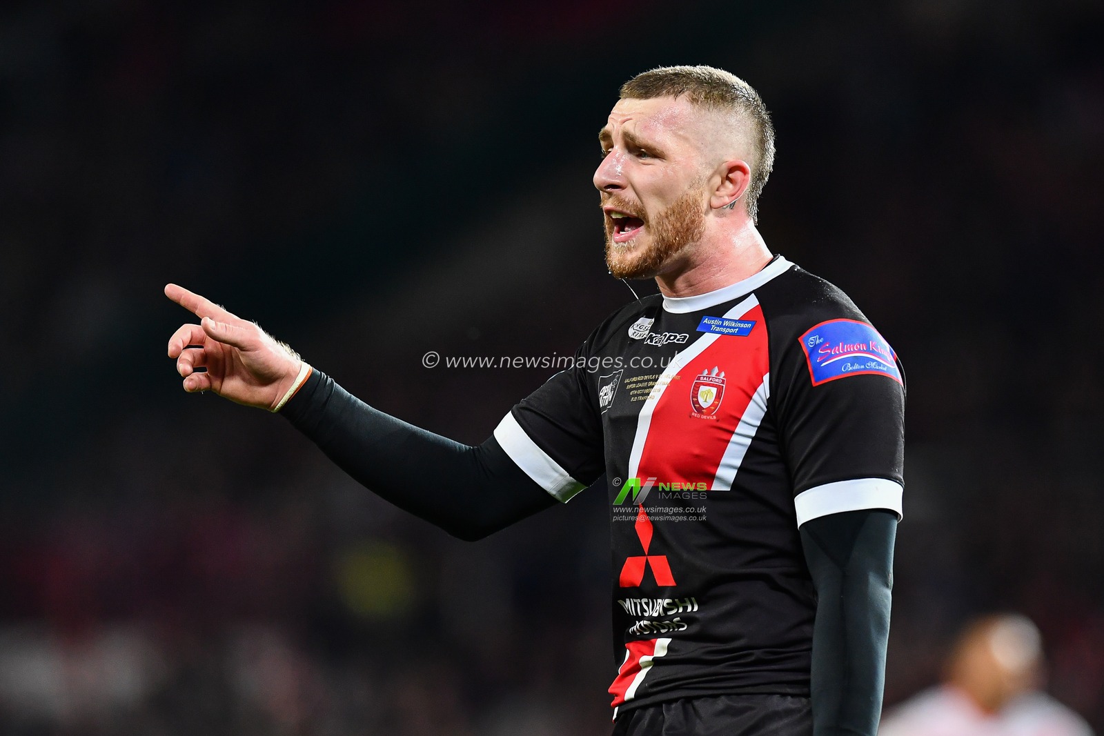 12th October 2019, Old Trafford, Manchester, England; The Grand Final 2019, Saint Helens v Salford Red Devils : Jackson Hastings (31) of Salford Red Devils in action

Credit: Craig Thomas/News Images