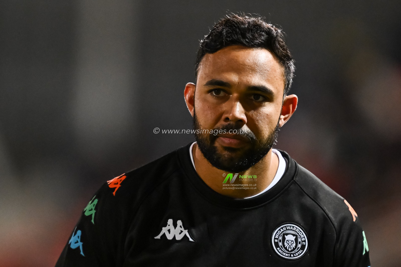 Bevan French of Wigan Warriors during pre match warm up during the Betfred Super League Round 5 match Salford Red Devils vs Wigan Warriors at Salford Community Stadium, Eccles, United Kingdom, 14th March 2024

(Photo by Craig Thomas/News Images)