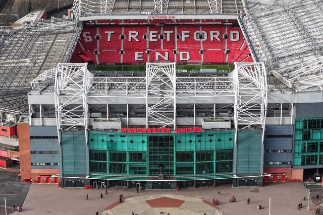 An aerial view of Old Trafford during the Premier League match Manchester United vs Crystal Palace at Old Trafford, Manchester, United Kingdom on 01 March 2026

(Photo by Mark Cosgrove/News Images)
