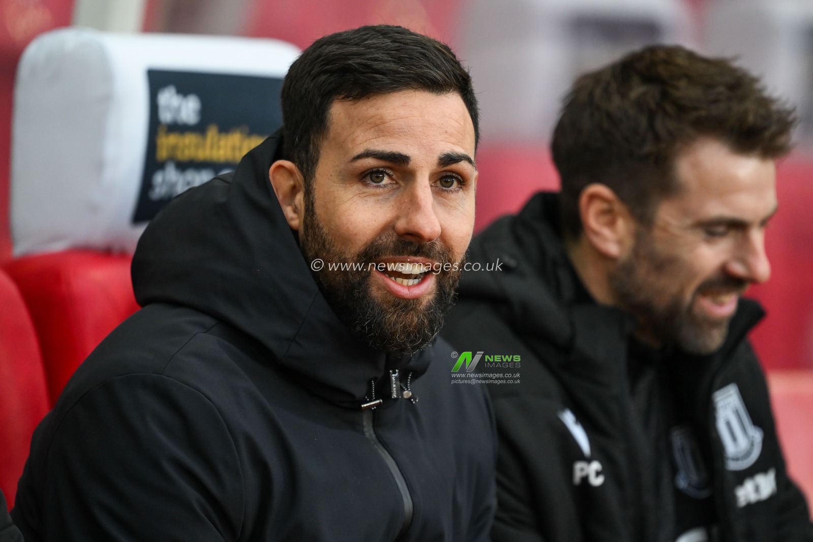 NarcÃ­s Pelach Manager of Stoke Cityduring the Sky Bet Championship match Stoke City vs Cardiff City at Bet365 Stadium, Stoke-on-Trent, United Kingdom, 14th December 2024

(Photo by Craig Thomas/News Images)