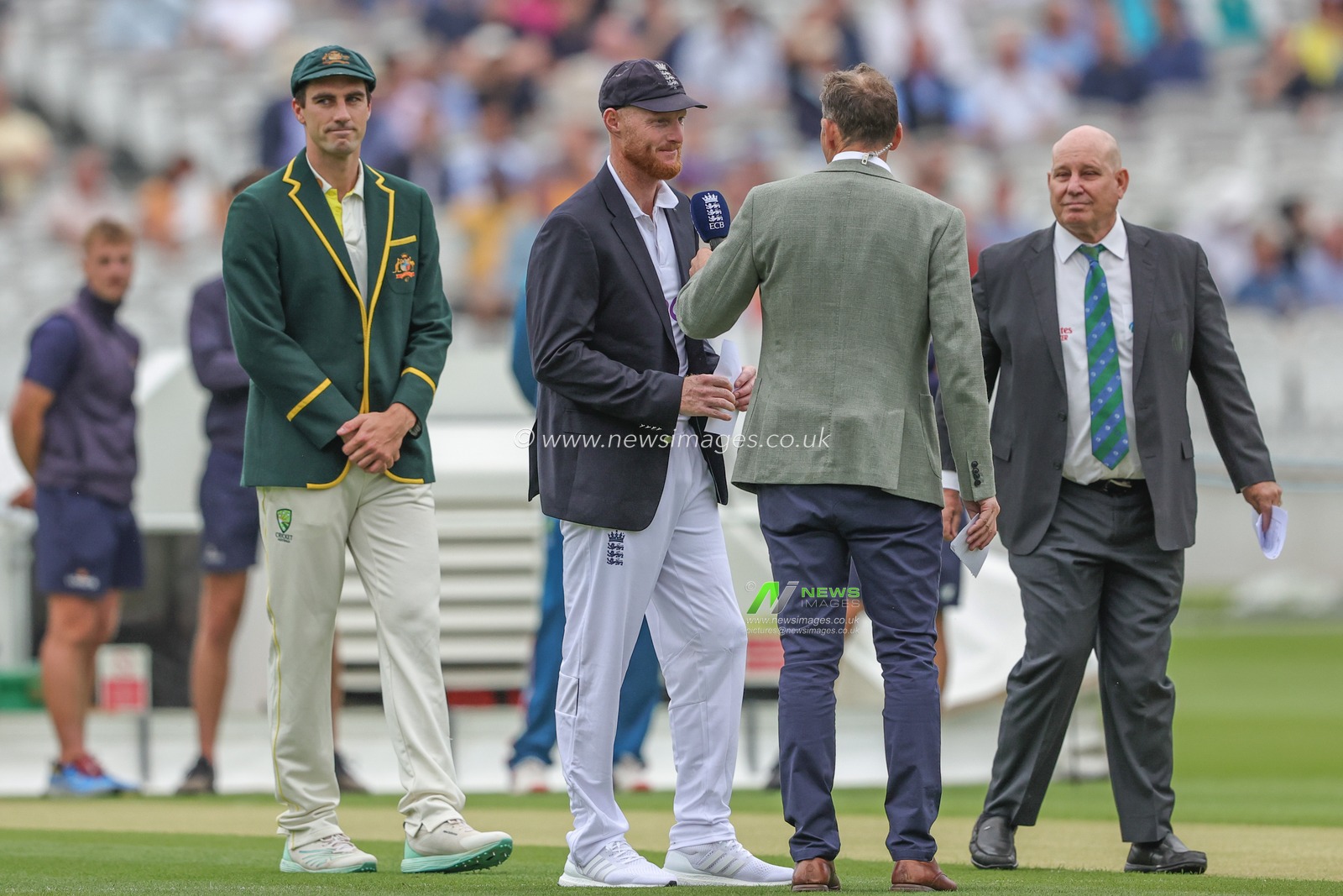 Ben Stokes of England wins the toss and decides to bowl during the LV= Insurance Ashes Test Series Second Test Day 1 England v Australia at Lords, London, United Kingdom, 28th June 2023

(Photo by Mark Cosgrove/News Images)
