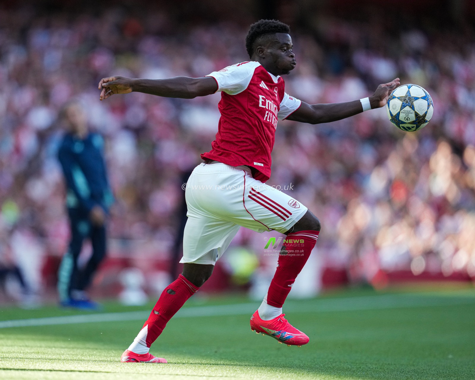 Bukayo Saka of Arsenal during the Pre-season friendly match Arsenal vs Athletic Bilbao at Emirates Stadium, London, United Kingdom, 9th August 2025

(Photo by Harvey Murphy/News Images)