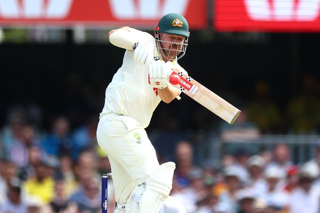  Travis Head of Australia bats during the NRMA Insurance Ashes Second Test Day 2 Australia vs England at The Gabba, Brisbane Cricket Ground, Brisbane, Australia, 5th December 2025

(Photo by Pat Hoelscher/News Images)

*** GER AUT SUI OUT ***
