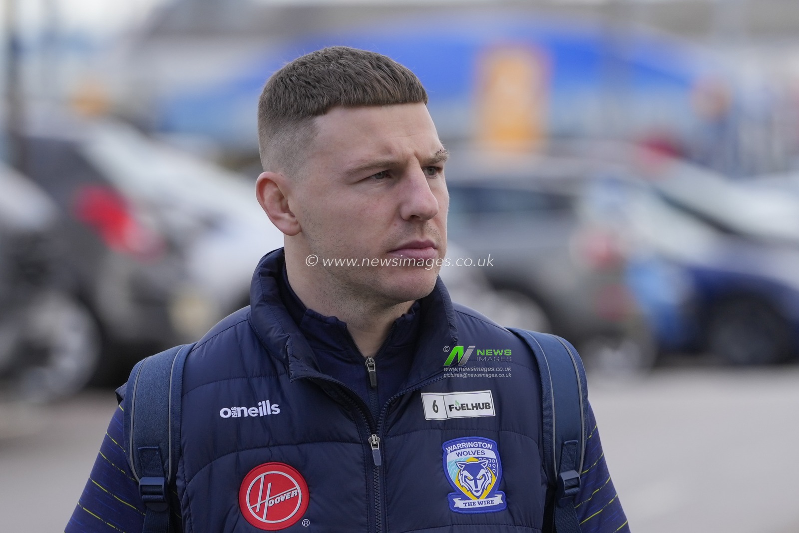 George Williams #6 of Warrington Wolves arrives at the stadium before the Betfred Super League Round 7 match Warrington Wolves vs Hull FC at Halliwell Jones Stadium, Warrington, United Kingdom, 1st April 2023

(Photo by Steve Flynn/News Images)