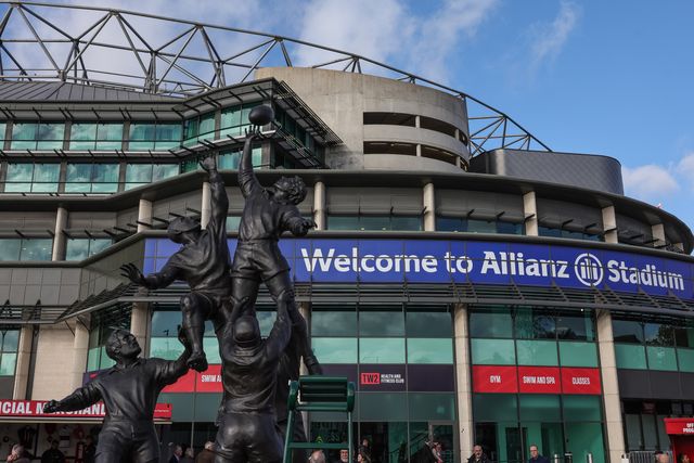 A general view of The Allianz Stadium and the Core Values Statue during the Quilter Nations Series 2025 match England vs Australia at Allianz Stadium, Twickenham, United Kingdom, 1st November 2025

(Photo by Mark Cosgrove/News Images)

*** GER AUT SUI OUT ***