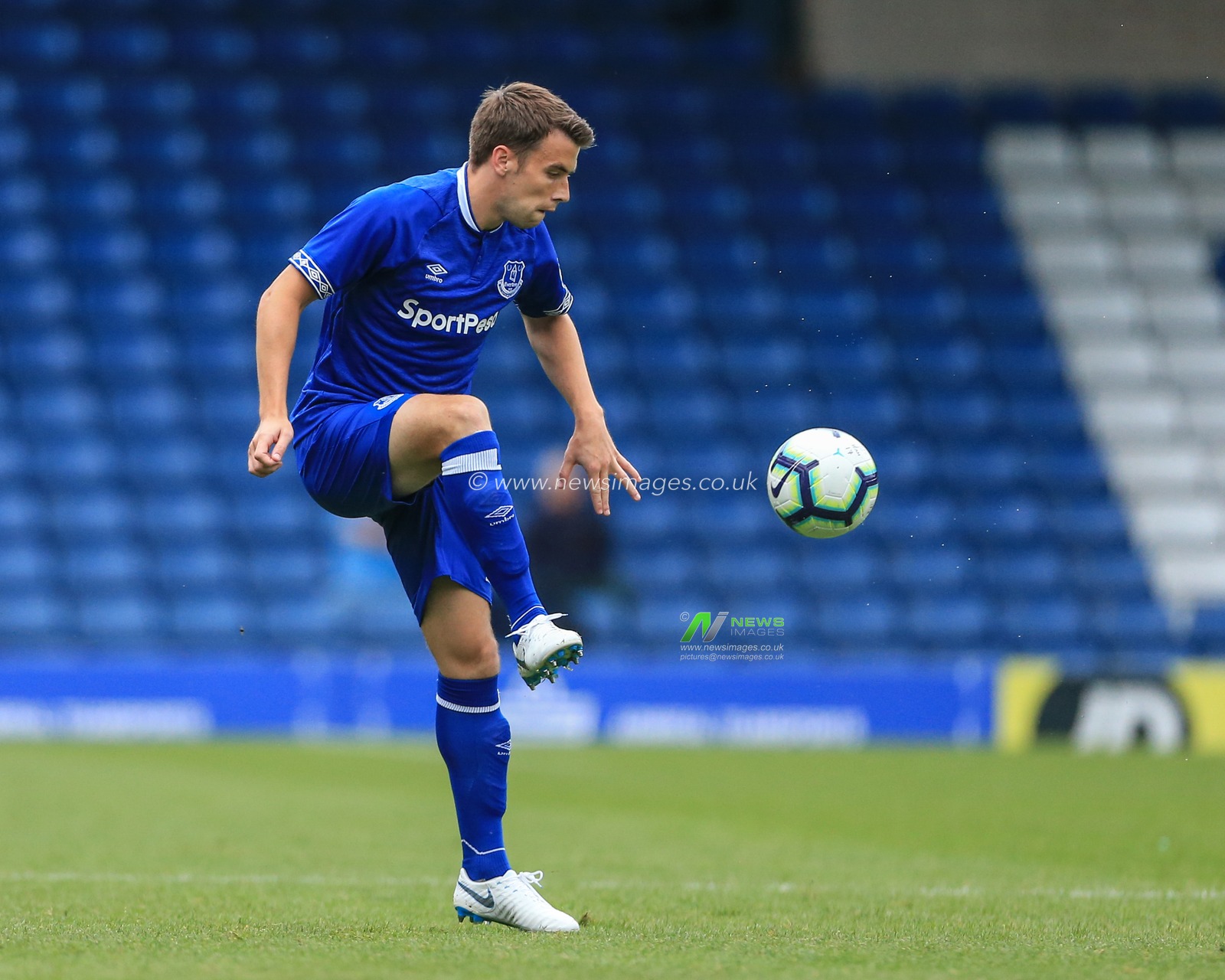 14th July 2018 , Gigg Lane, Bury, England; Pre-season friendly , Bury v Everton;  Seamus Coleman of Everton