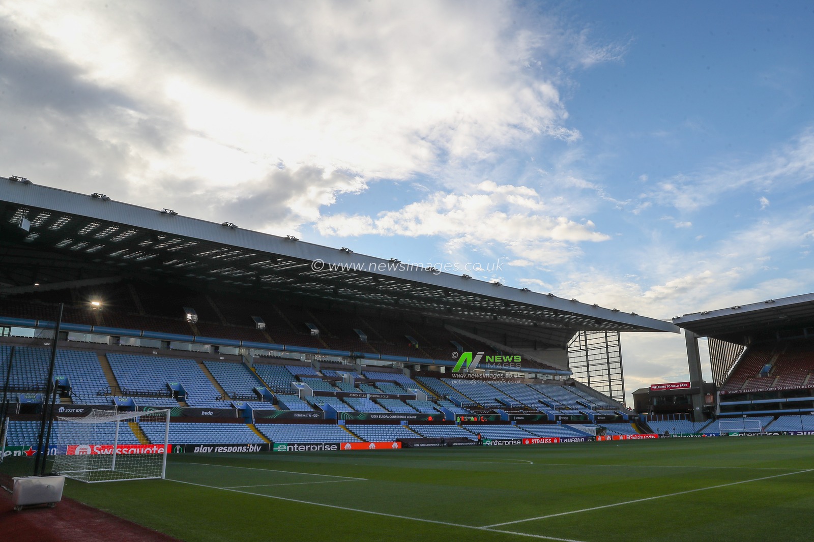 A general view inside of Villa Park, home of Aston Villa ahead of the UEFA Europa Conference League match Aston Villa vs HÅ K Zrinjski Mostar at Villa Park, Birmingham, United Kingdom, 5th October 2023

(Photo by Gareth Evans/News Images)