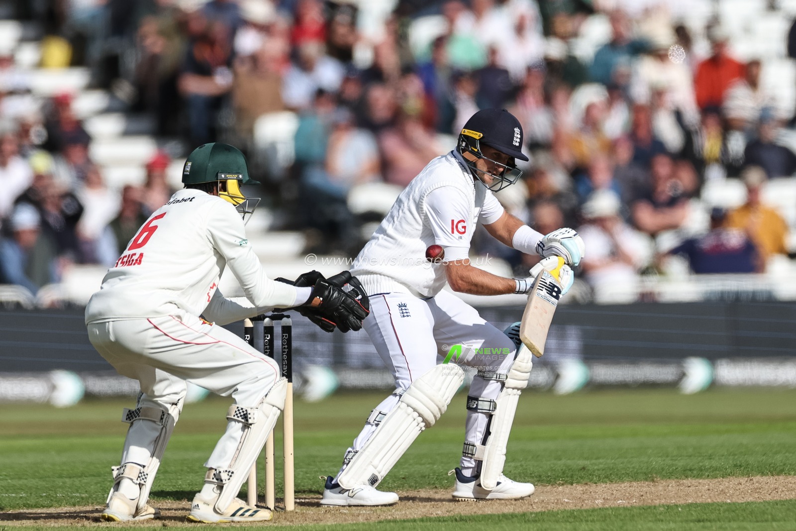 Joe Root of England hits a four (4) during the Rothesay Test Match Day 1 England vs Zimbabwe at Trent Bridge, Nottingham, United Kingdom, 22nd May 2025

(Photo by Mark Cosgrove/News Images)