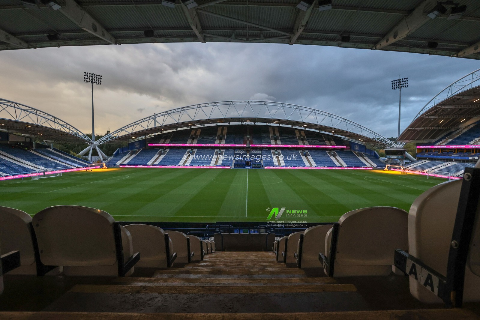 A general view of the John Smithâ€™s Stadium during the Bristol Street Motors Trophy match Huddersfield Town vs Barnsley at John Smith's Stadium, Huddersfield, United Kingdom, 8th October 2024

(Photo by Alfie Cosgrove/News Images)