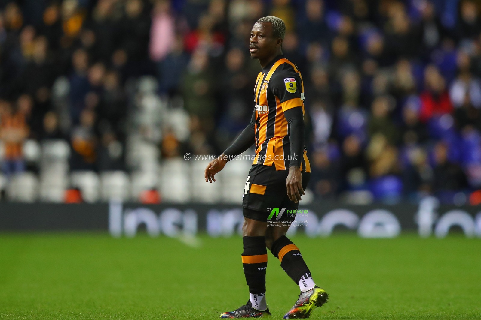 Jean MichaÃ«l Seri #24 of Hull City during the Sky Bet Championship match Birmingham City vs Hull City at St Andrews, Birmingham, United Kingdom, 30th December 2022

(Photo by Gareth Evans/News Images)