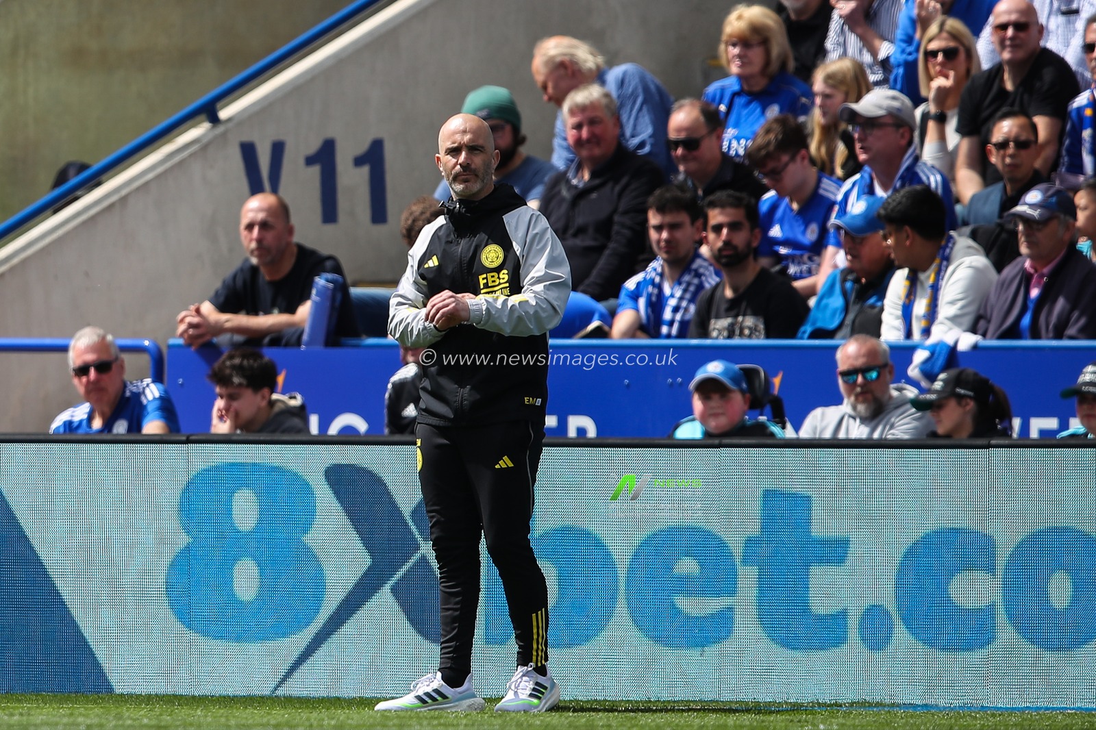 Enzo Maresca manager of Leicester City during the Sky Bet Championship match Leicester City vs Blackburn Rovers at King Power Stadium, Leicester, United Kingdom, 4th May 2024

(Photo by Gareth Evans/News Images)