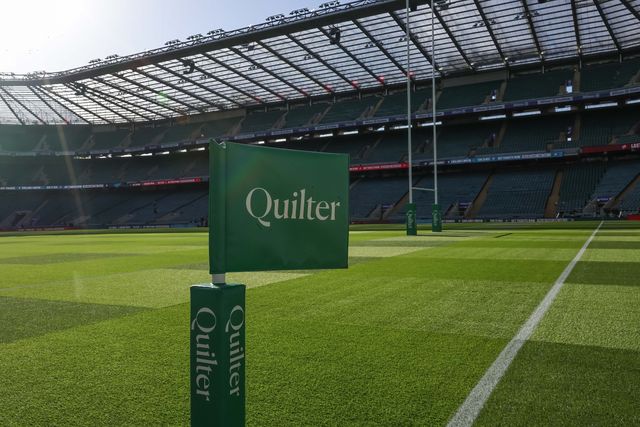 The Quilter dead-ball line post and flag during the Quilter Nations Series 2025 match England vs Australia at Allianz Stadium, Twickenham, United Kingdom, 1st November 2025

(Photo by Mark Cosgrove/News Images)

*** GER AUT SUI OUT ***