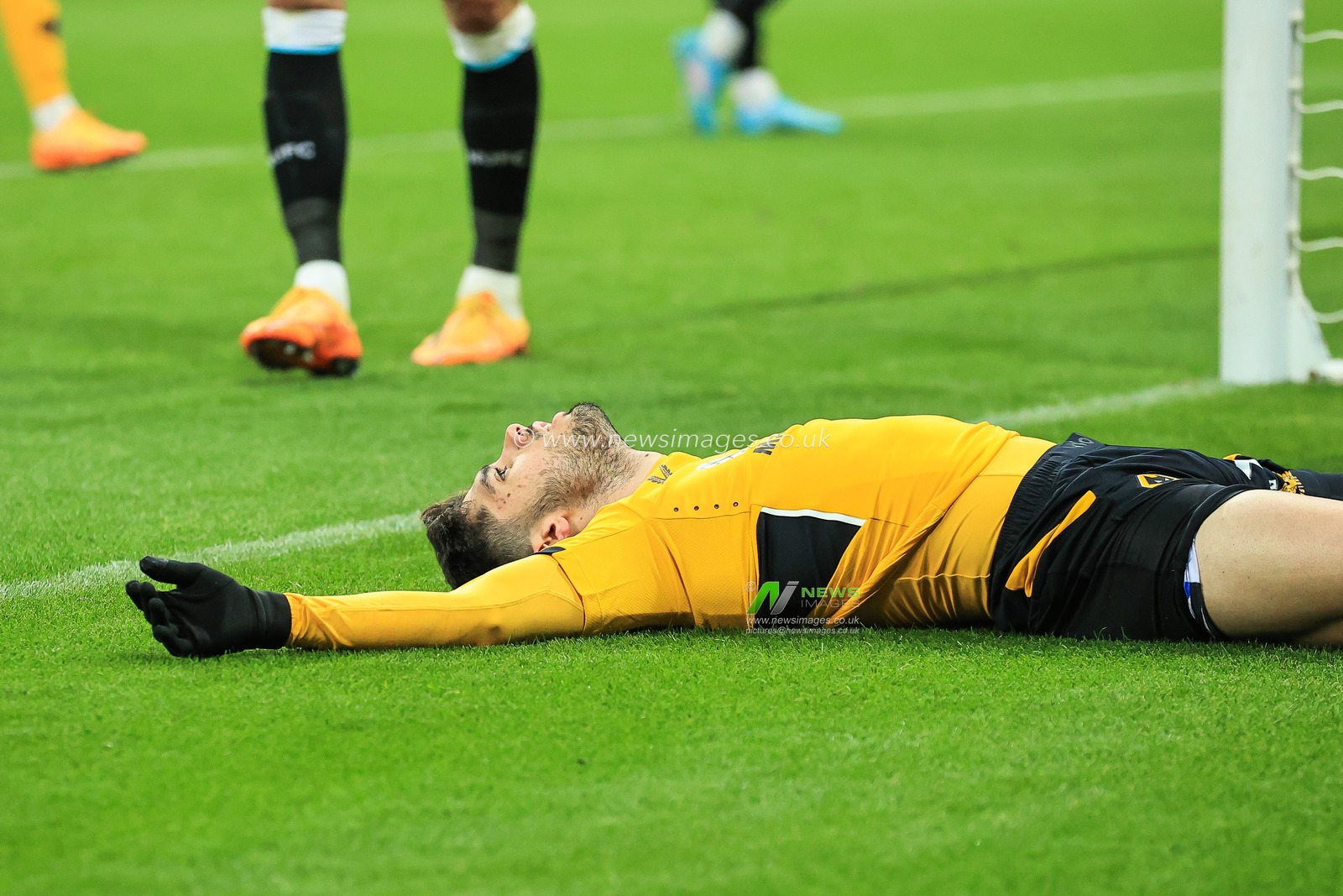 Pedro Neto #7 of Wolverhampton Wanderers reacts to missing a chance on goal