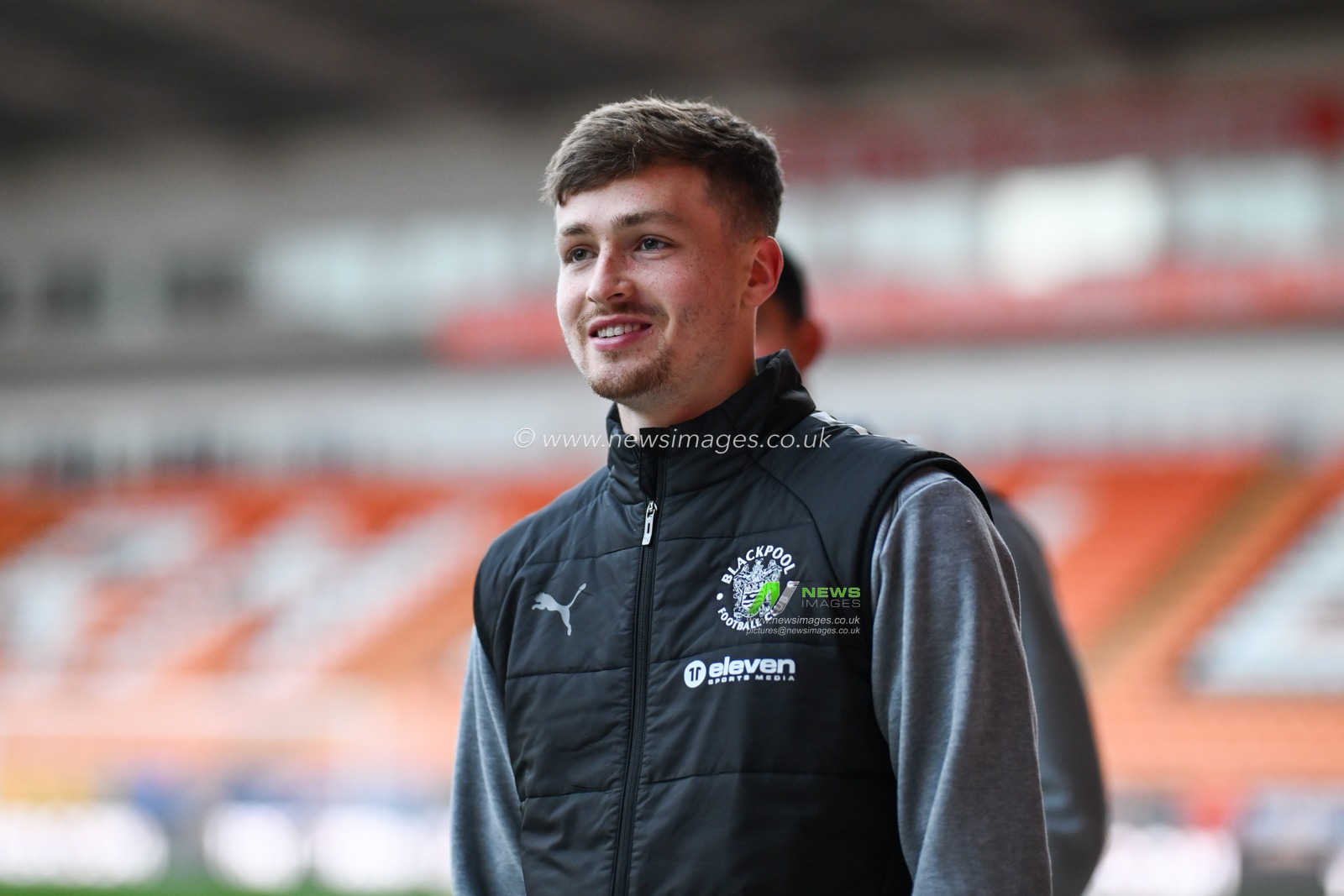 Zac Ashworth of Blackpool arrives ahead of the Bristol Street Motors Trophy match Blackpool vs Liverpool U21 at Bloomfield Road, Blackpool, United Kingdom, 6th November 2024

(Photo by Craig Thomas/News Images)