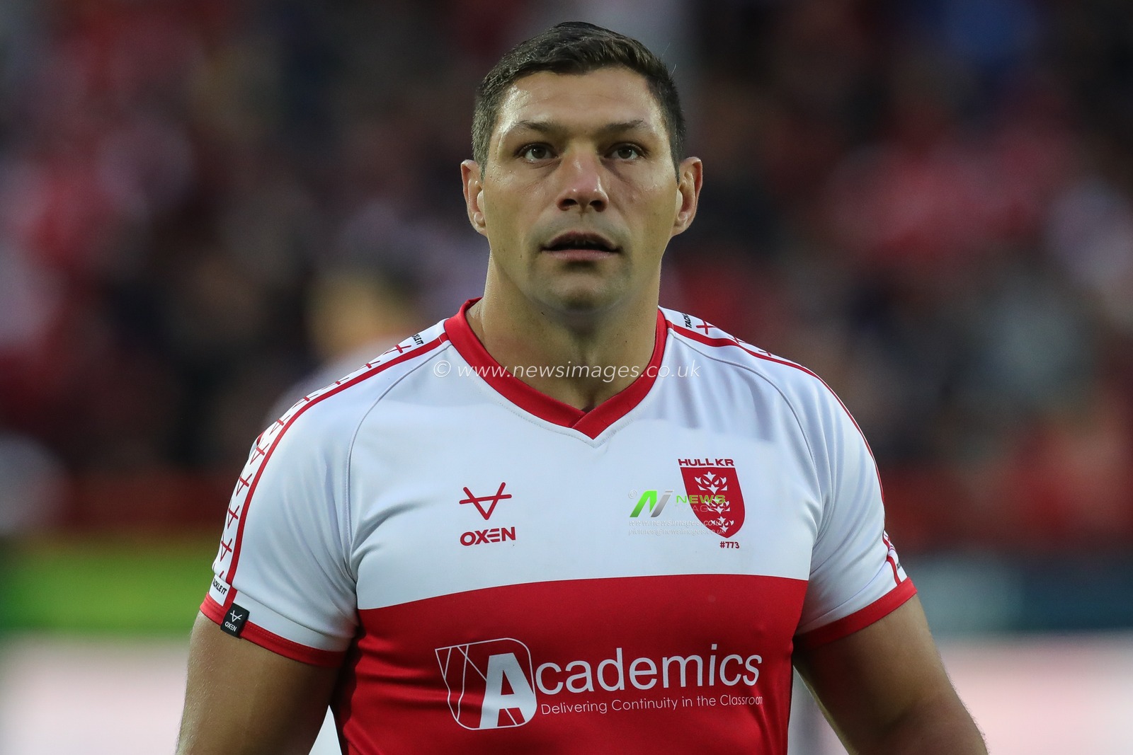 Ryan Hall #5 of Hull KR during the pre match warm up ahead of the Betfred Super League Round 23 match Hull KR vs Leigh Leopards at Sewell Group Craven Park, Kingston upon Hull, United Kingdom, 25th August 2023

(Photo by James Heaton/News Images)