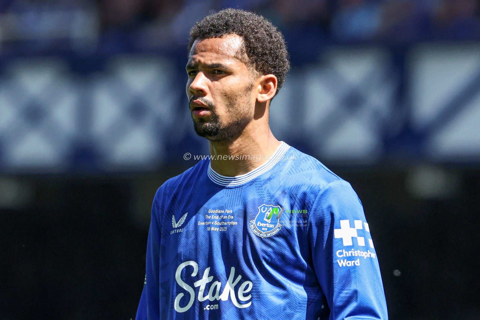 Everton goal scorer Iliman Ndiaye of Everton during the Premier League match Everton vs Southampton at Goodison Park, Liverpool, United Kingdom, 18th May 2025

(Photo by Mark Cosgrove/News Images)