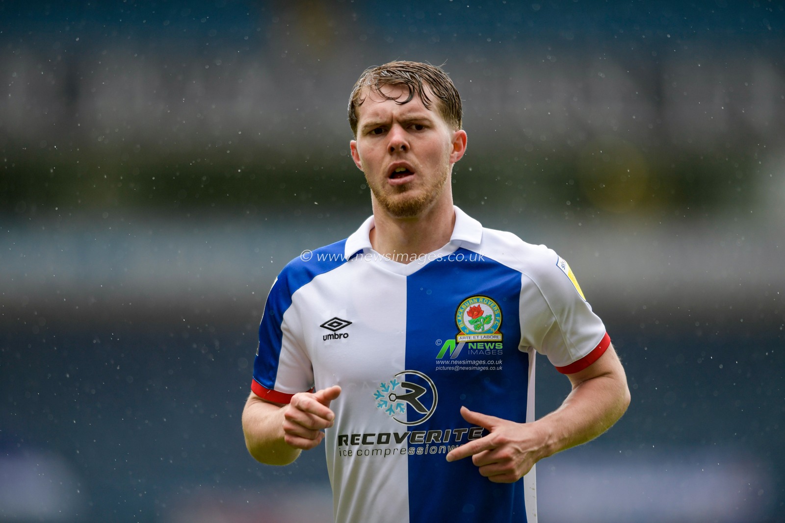 Jacob Davenport #18 of Blackburn Rovers in action during the game