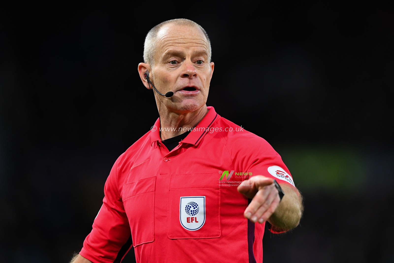 18th January 2020, Pride Park Stadium, Derby, England; Sky Bet Championship, Derby County v Hull City : Referee Andy Woolmer 

Credit: Jon Hobley/News Images