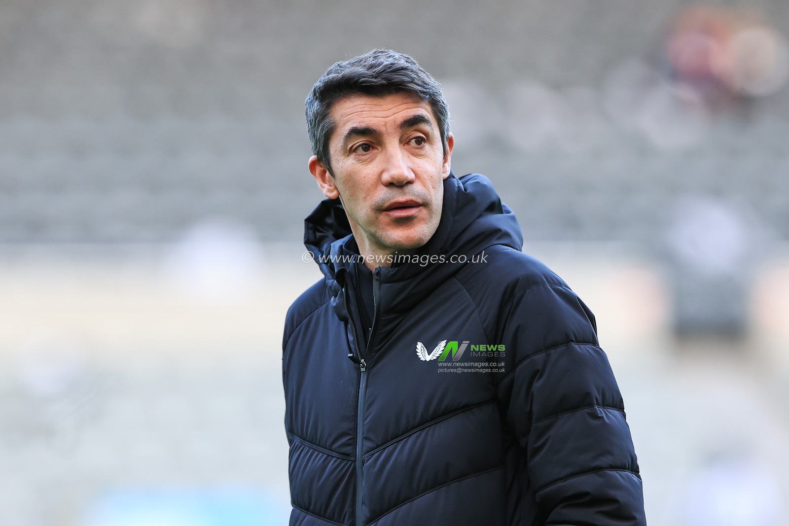 Bruno Lage manager of Wolverhampton Wanderers arrives at St. James' Park, Home of Newcastle United