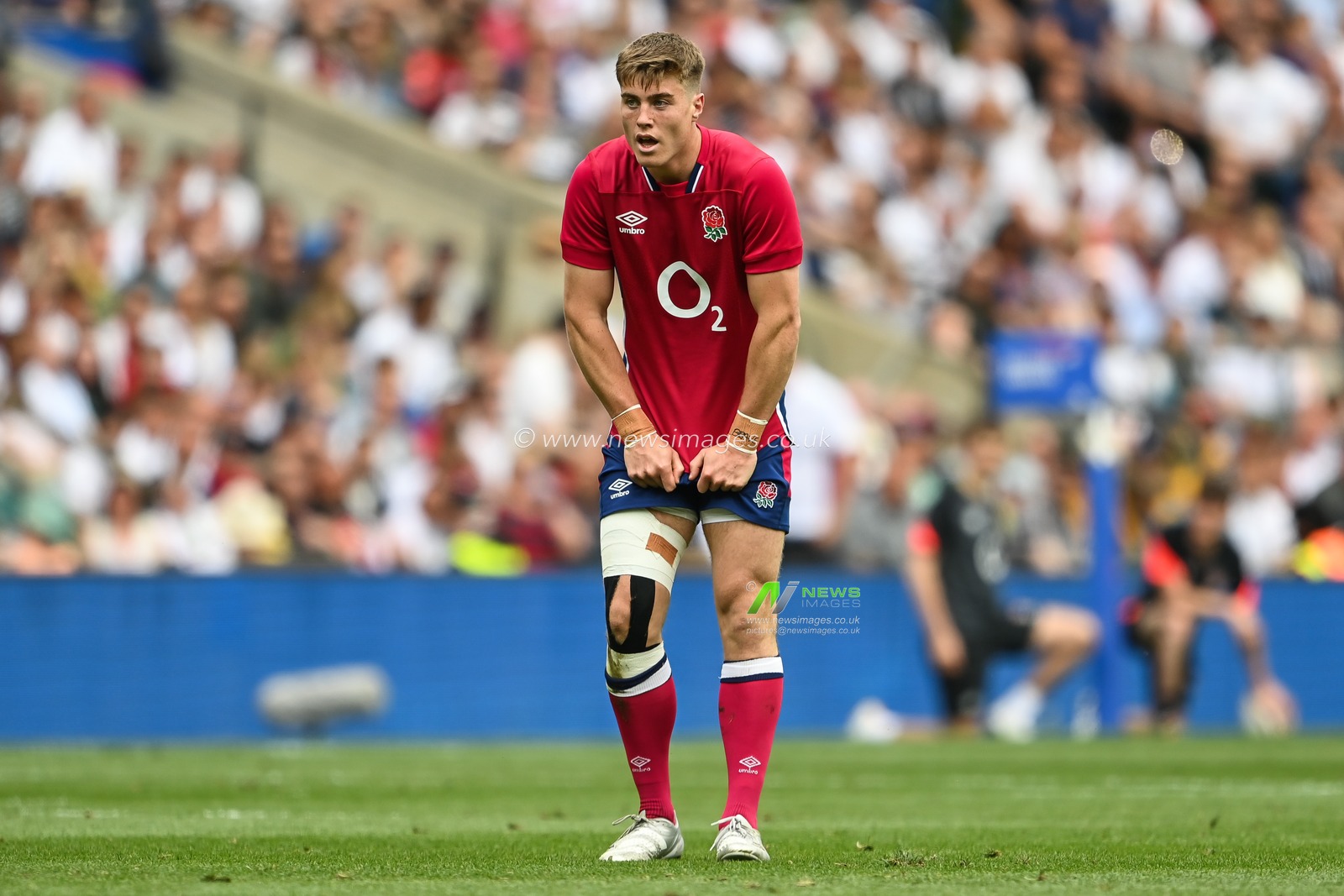 Tommy Freeman of England during the game