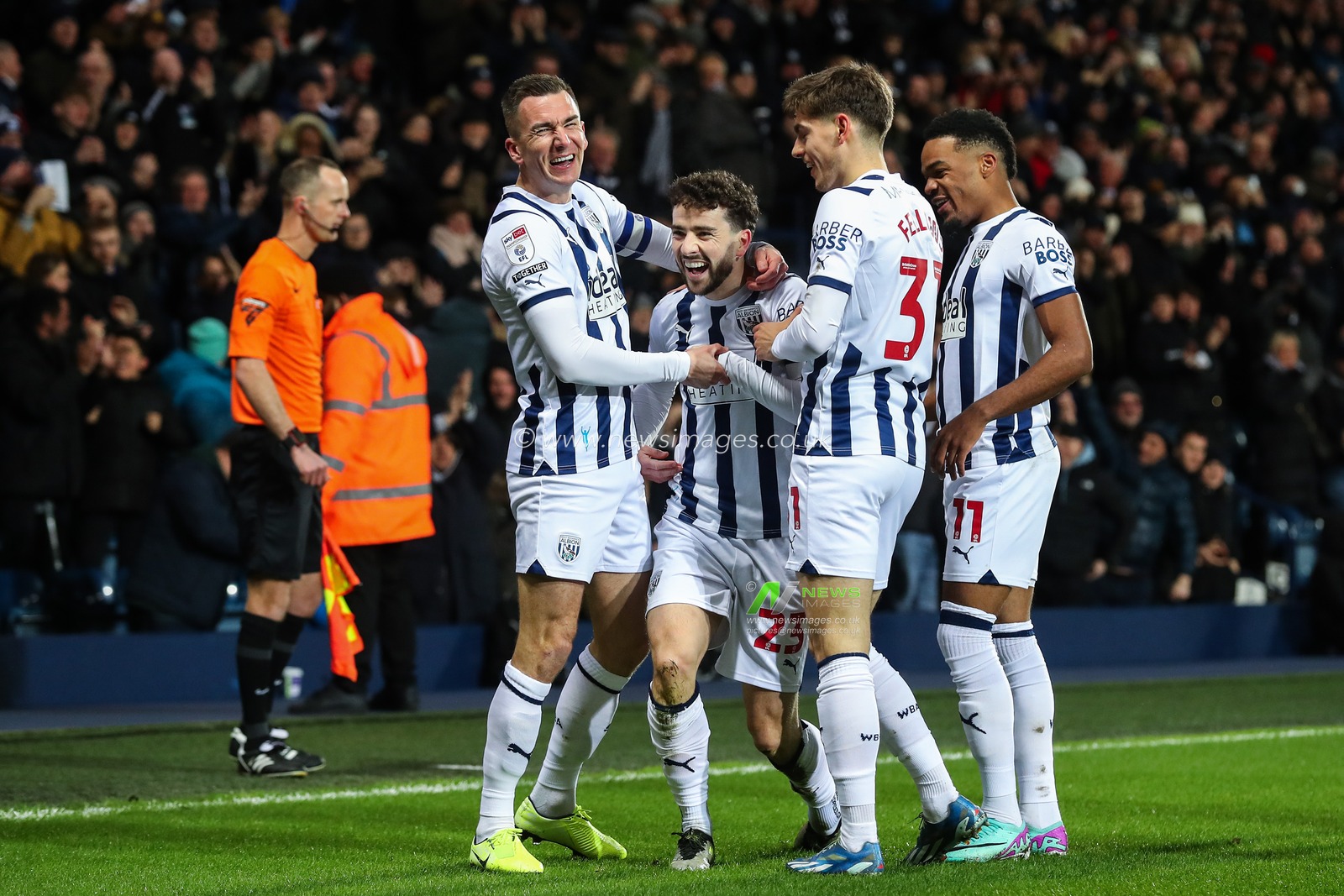 Mikey Johnston of West Bromwich Albion celebrates his goal to make it 1-0 during the Sky Bet Championship match West Bromwich Albion vs Coventry City at The Hawthorns, West Bromwich, United Kingdom, 1st March 2024

(Photo by Gareth Evans/News Images)