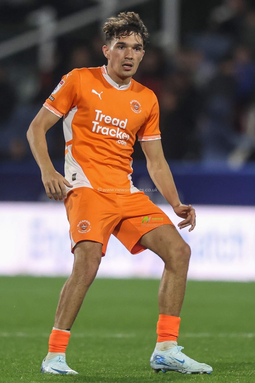 Kyle Joseph of Blackpool during the Sky Bet League 1 match Huddersfield Town vs Blackpool at John Smith's Stadium, Huddersfield, United Kingdom, 24th September 2024

(Photo by Alfie Cosgrove/News Images)