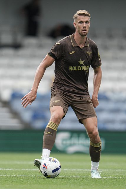 Kristoffer Ajer of Brentford during the Pre-season friendly match Queens Park Rangers vs Brentford at Kiyan Prince Foundation Stadium, London, United Kingdom, 2nd August 2025

(Photo by Harvey Murphy/News Images)