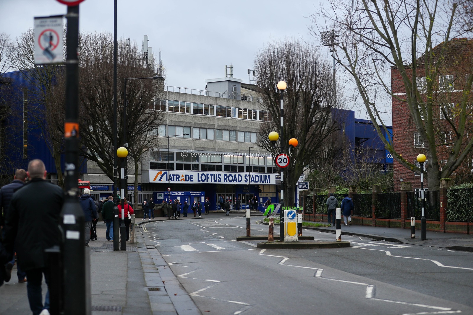 A general view of Matrade Loftus Road prior to the Sky Bet Championship match Queens Park Rangers vs Preston North End at Matrade Loftus Road, London, United Kingdom, 21st December 2024

(Photo by Izzy Poles/News Images)