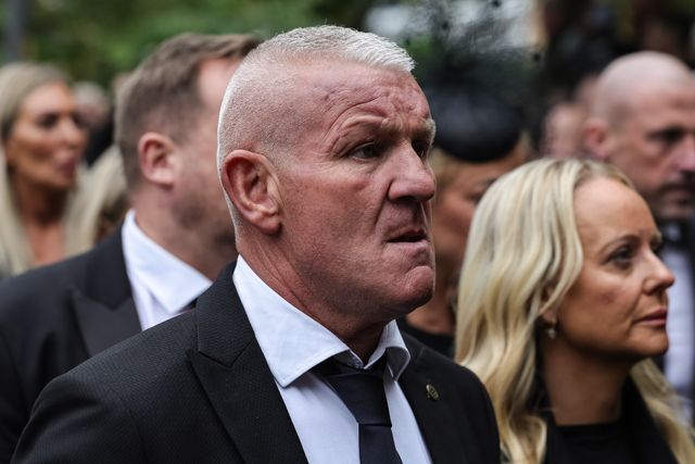 Dean Windass arrives during Ricky Hatton' Funeral at Manchester Cathedral, Manchester, United Kingdom, 10th October 2025

(Photo by Mark Cosgrove/News Images)