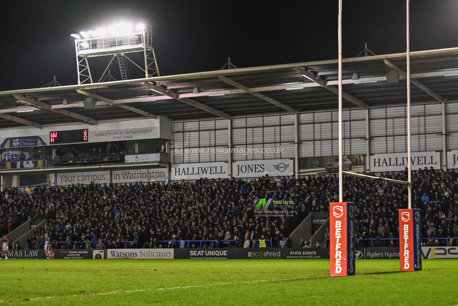 Warrington Wolves Fans during the Betfred Super League Round 2 match Warrington Wolves vs Hull FC at Halliwell Jones Stadium, Warrington, United Kingdom, 23rd February 2024

(Photo by Craig Thomas/News Images)
