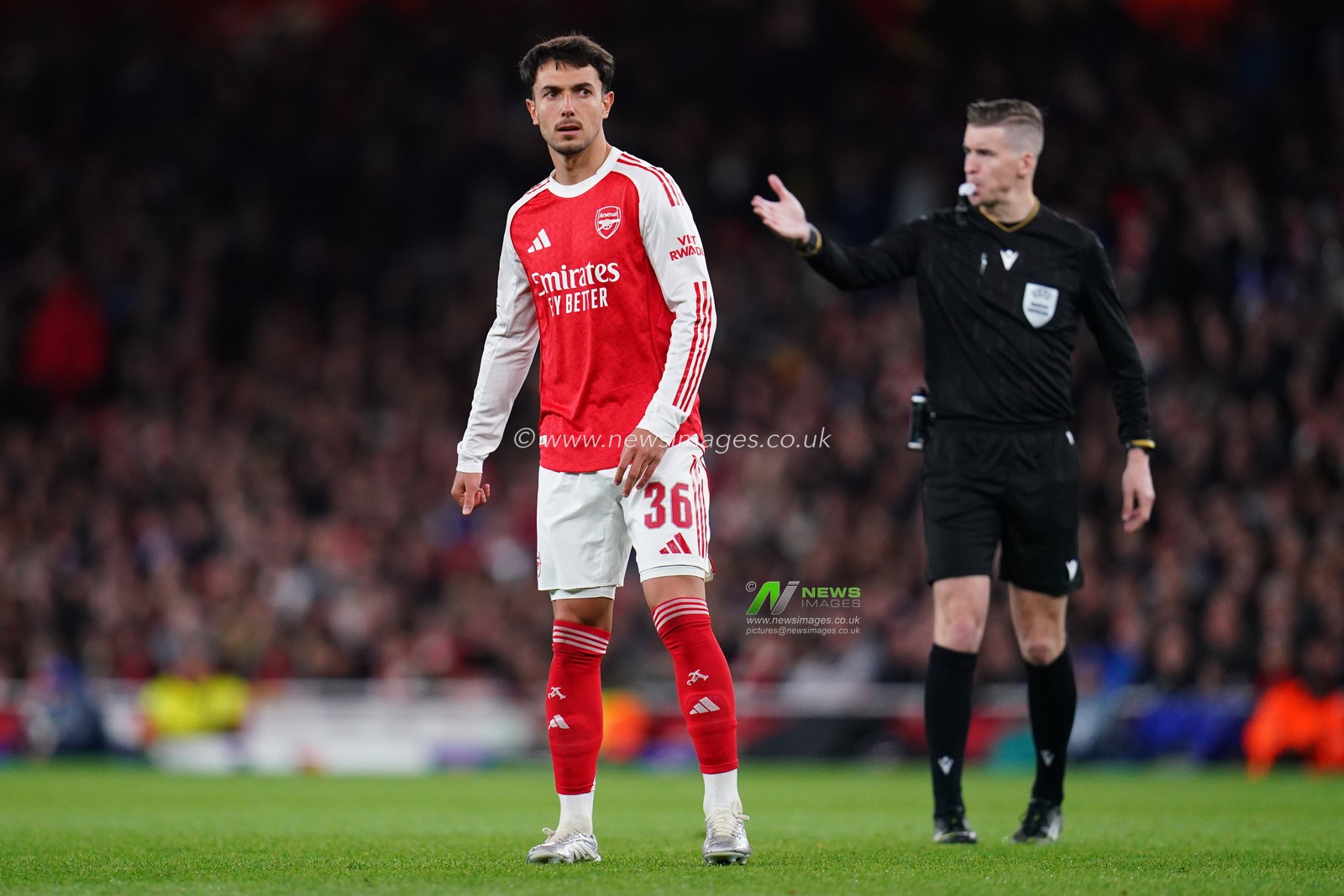 Martin Zubimendi of Arsenal during the UEFA Champions League Quarter Finals match Arsenal vs Sporting CP at Arsenal stadium, London, United Kingdom on 15 April 2026

(Photo by Harvey Murphy/News Images)