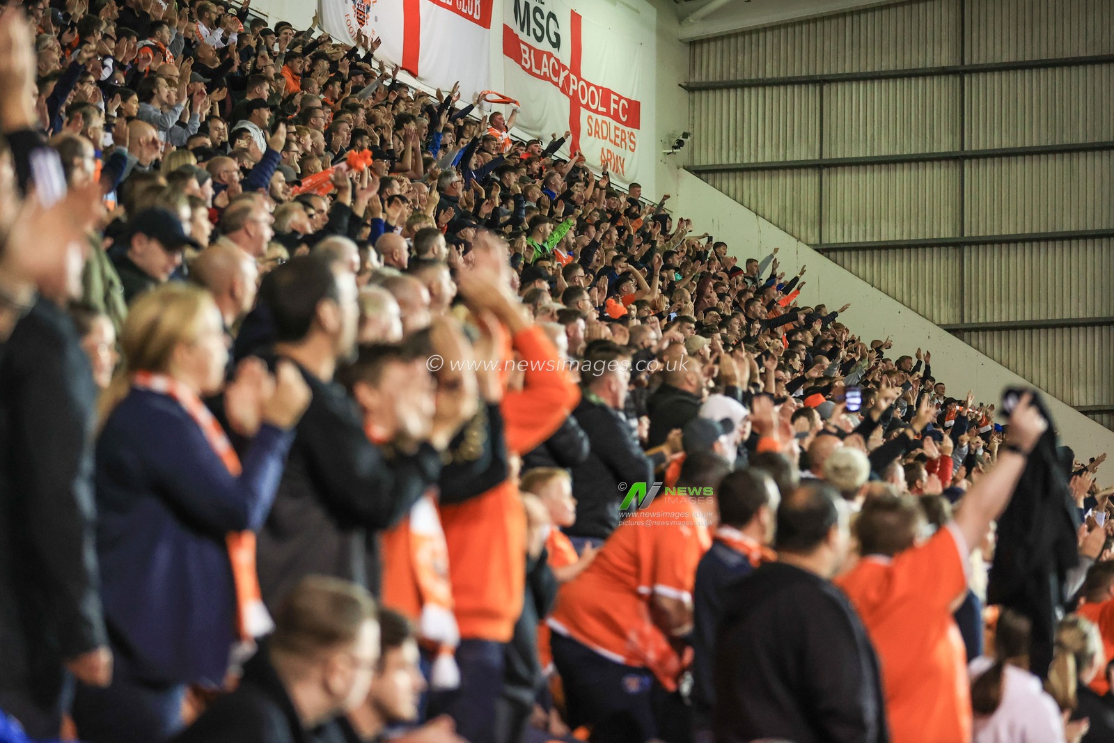 Blackpool fans signing away