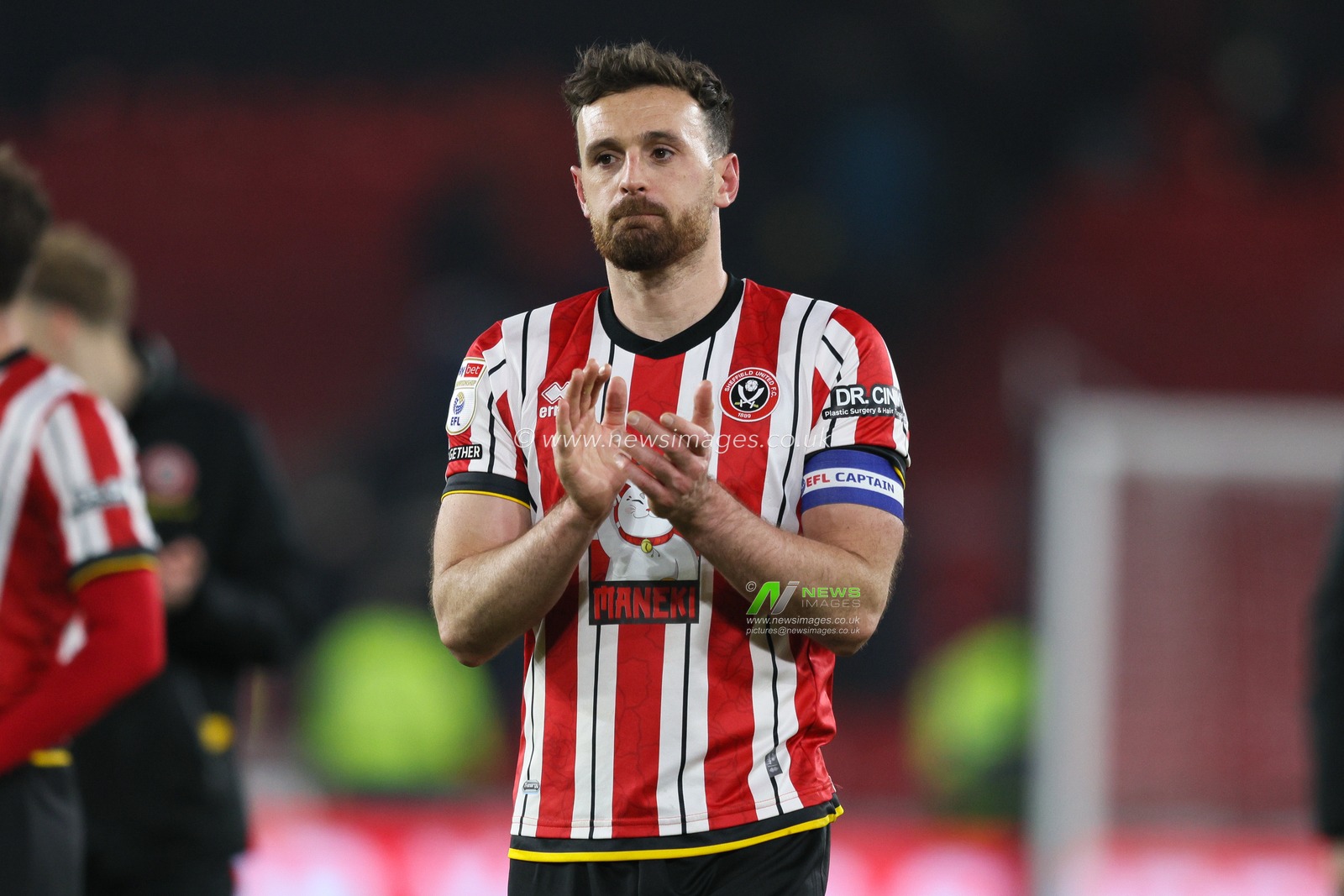 Jack Robinson of Sheffield United during the Sky Bet Championship match Sheffield United vs Norwich City at Bramall Lane, Sheffield, United Kingdom, 18th January 2025

(Photo by Alex Roebuck/News Images)