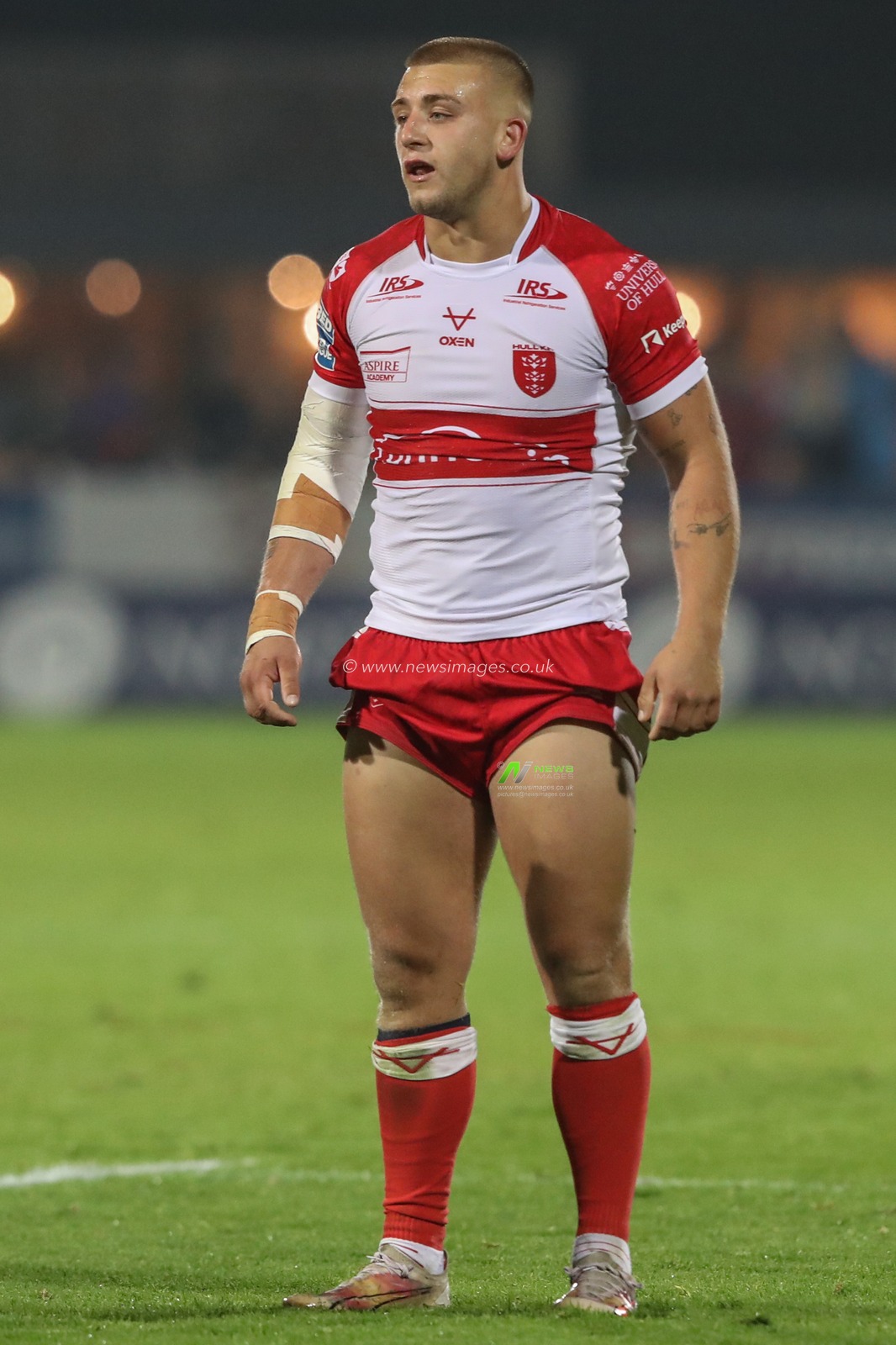 Mikey Lewis of Hull KR during the Betfred Super League Round 24 match Hull KR vs Salford Red Devils at Sewell Group Craven Park, Kingston upon Hull, United Kingdom, 30th August 2024

(Photo by Alfie Cosgrove/News Images)
