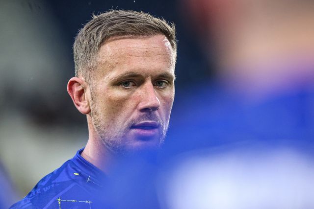 Ben Currie of Warrington Wolves in the pre-game warm up during the Betfred Super League round 10 match Huddersfield Giants vs Warrington Wolves at Accu Stadium, Huddersfield, United Kingdom on 02 May 2026

(Photo by Alfie Cosgrove/News Images)