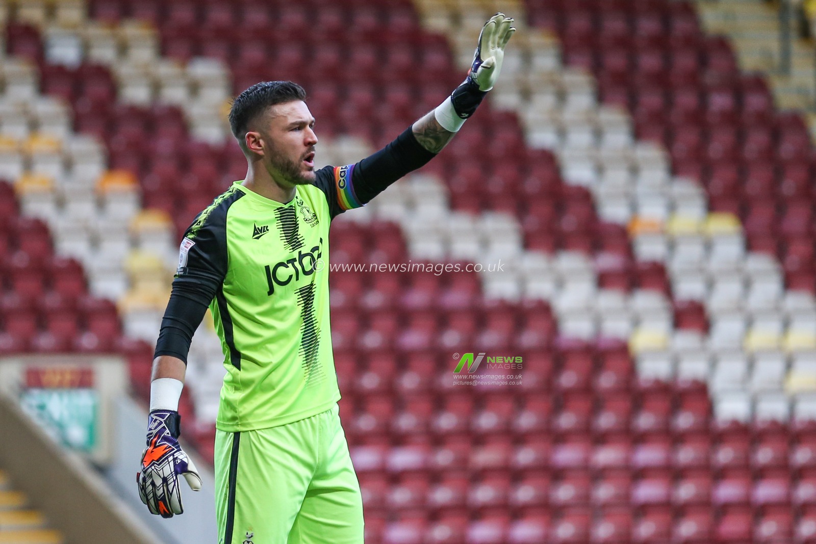 Richard ODonnell #1 of Bradford City during the game