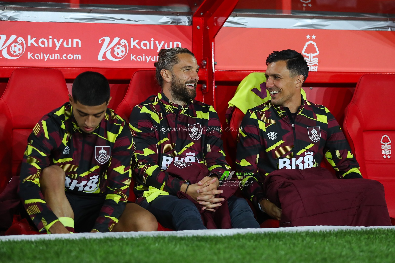 Jay Rodriguez #9 of Burnley takes his place in the dugout during the Premier League match Nottingham Forest vs Burnley at City Ground, Nottingham, United Kingdom, 18th September 2023

(Photo by Gareth Evans/News Images)