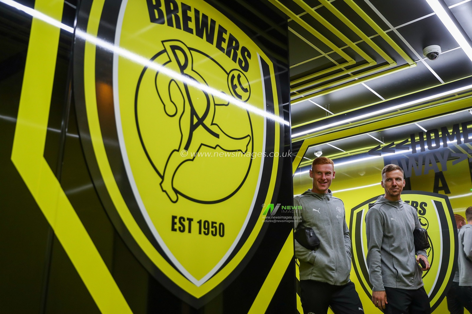 Mackenzie Chapman of Blackpool and Lee Evans of Blackpool arrive ahead of the Carabao Cup match Burton Albion vs Blackpool at Pirelli Stadium, Burton upon Trent, United Kingdom, 13th August 2024

(Photo by Gareth Evans/News Images)
