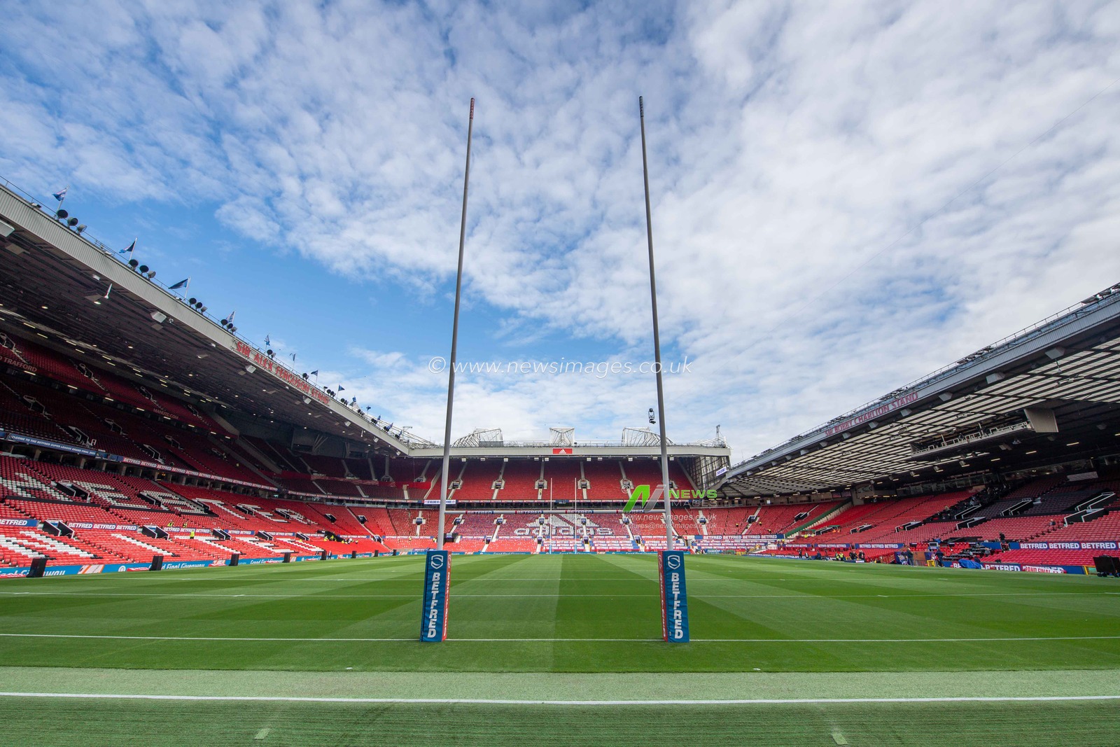 General view of the Old Trafford, Venue for todays 25th Betfred Super League Grand Final match St Helens vs Leeds Rhinos at Old Trafford, Manchester, United Kingdom, 24th September 2022

(Photo by Craig Thomas/News Images)