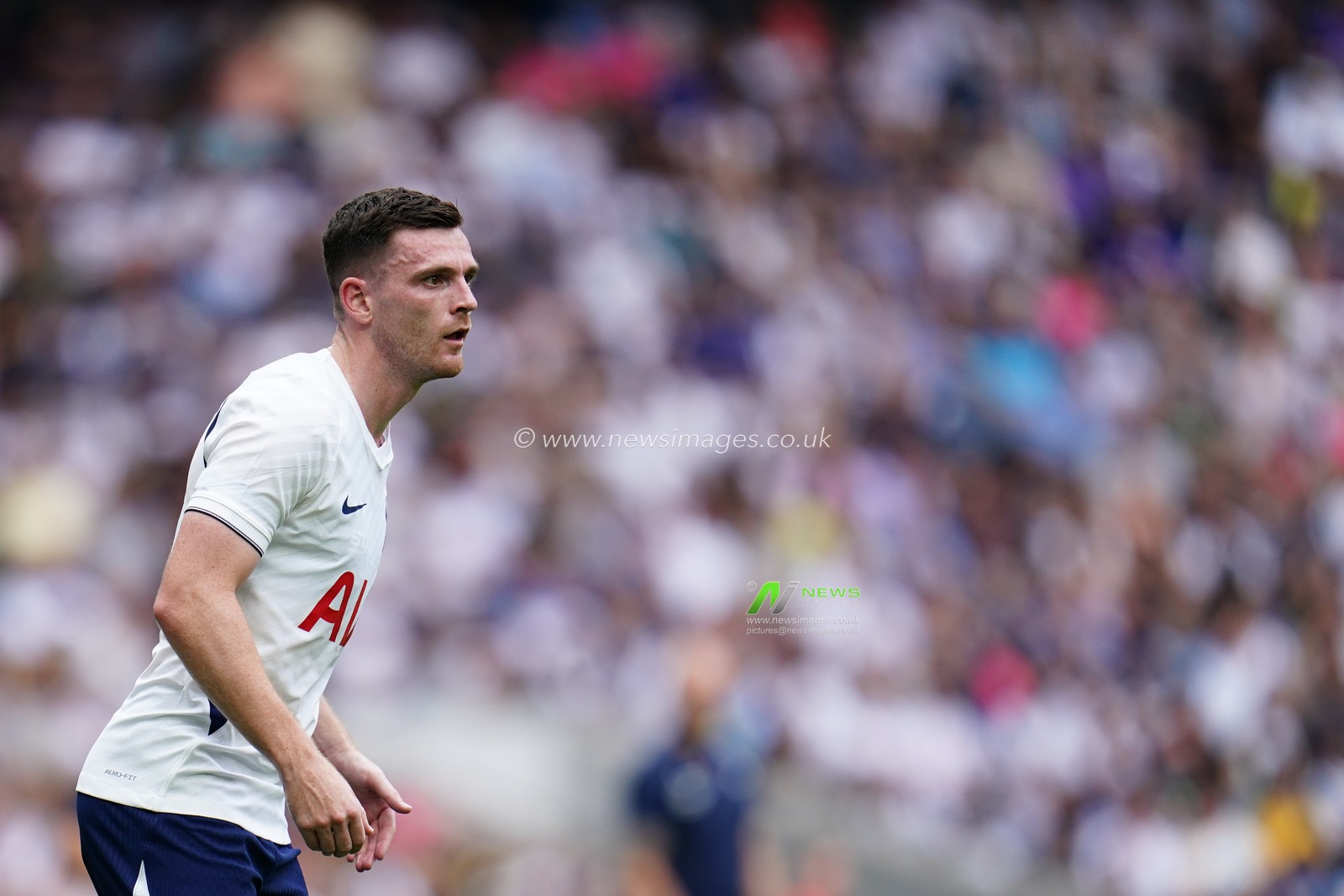 Andy Robertson of Tottenham Hotspurduring the pre-season friendly match Tottenham Hotspur vs Hoffenheim at Tottenham Hotspur Stadium, London, United Kingdom on 15 August 2026

(Photo by Harvey Murphy/News Images)