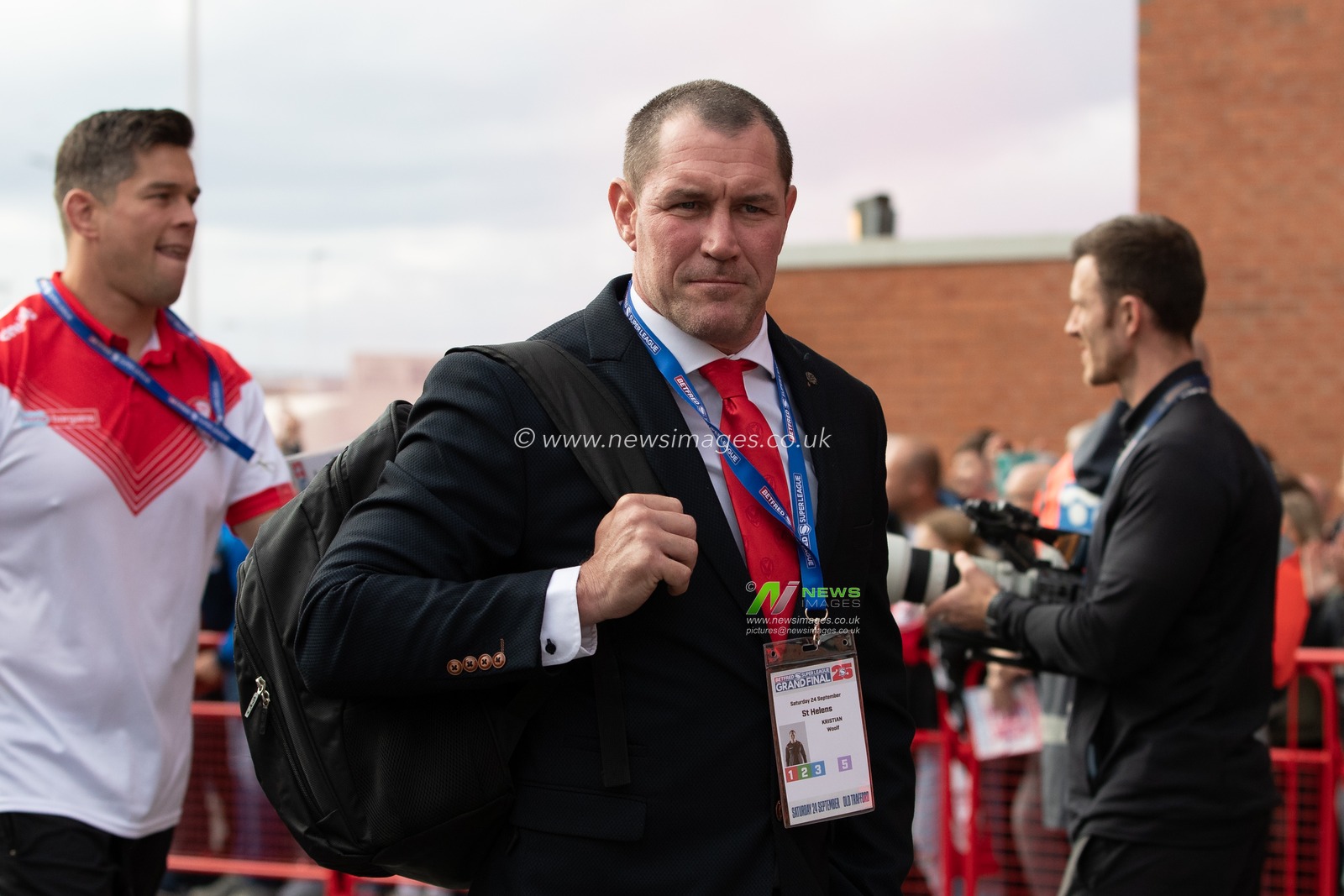 Kristian Woolf Head Coach of St Helens arrives at Old Trafford Stadium ahead of the 25th Betfred Super League Grand Final match St Helens vs Leeds Rhinos at Old Trafford, Manchester, United Kingdom, 23rd September 2022

(Photo by James Heaton/News Images)