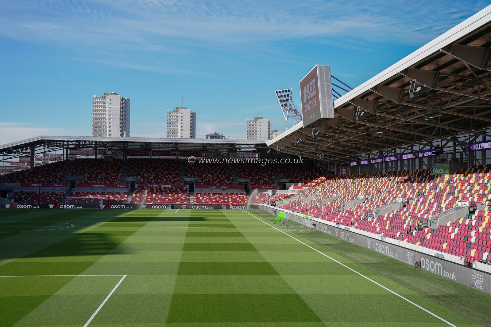 General view of the Gtech Community Stadium during the Premier League match Brentford vs Manchester United at The Gtech Community Stadium, London, United Kingdom, 27th September 2025

(Photo by Harvey Murphy/News Images)
