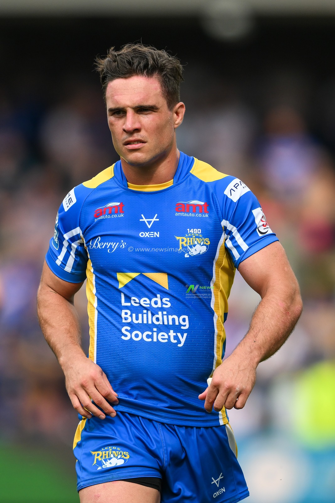 Brodie Croft of Leeds Rhinos during the Betfred Super League Round 18 match Leeds Rhinos vs Hull KR at Headingley Stadium, Leeds, United Kingdom, 20th July 2024

(Photo by Craig Thomas/News Images)